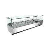 Vitrină ingrediente pizza 6 GN 1/3, 1400mm, Bonner